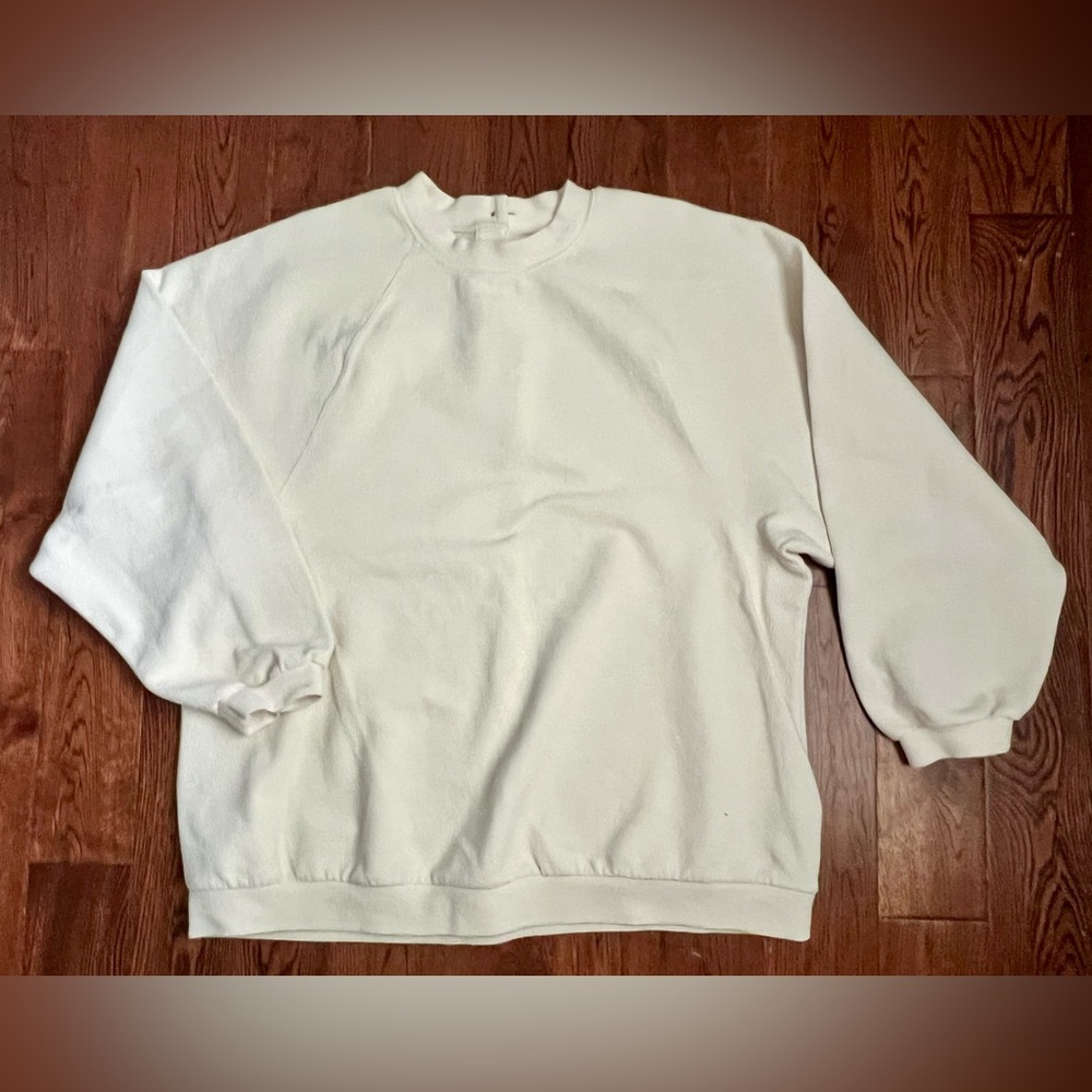 Madewell Button-Back Sweatshirt - Size XL